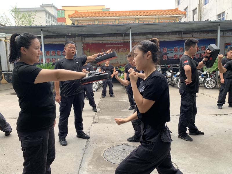 硬核!韩城特警：开展搏击格斗训练，提高队伍实战能力