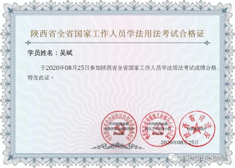 蒲城县龙阳镇:“法宣在线”学习,提升法治意识