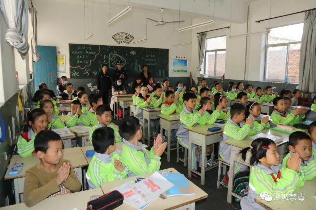 澄城公安：禁毒宣传进校园  增强师生防毒拒毒意识