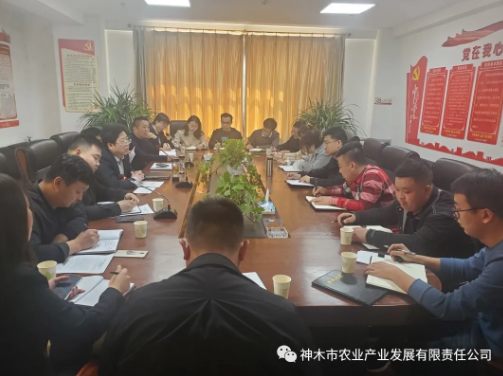 神木市农业产业发展有限责任公司：党建学习坚初心，我为群众办实事