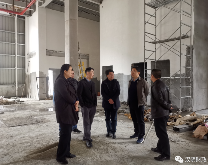 陕西省债务管理中心一行到汉阴县检查专项债券资金使用情况