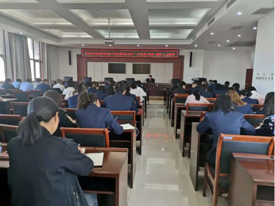 神木市市场监督管理局举办第六期“党史课堂我来讲”主题党课