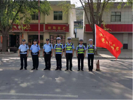 黄龙县公安局交管大队：坚守守初心勇担使命， 全力应对高温交通安全管理工作
