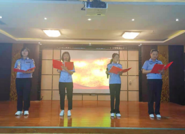 蒲城县司法局举行庆祝中国共产党成立100周年诵读会