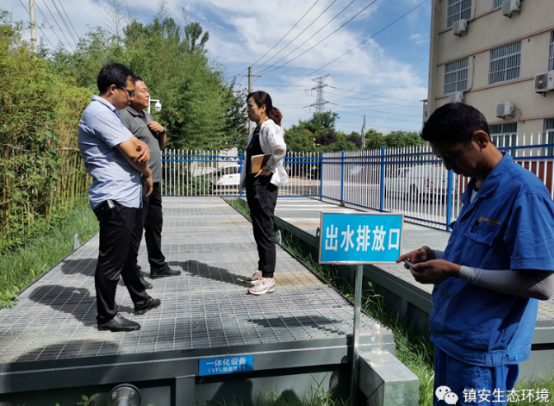 商洛市生态环境局镇安分局：实地学习考察农村生活污水处理新工艺