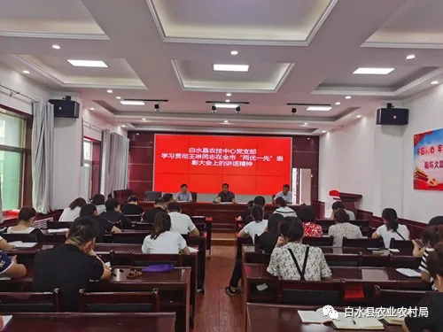白水县农技中心：弘扬建党精神  汲取前行力量