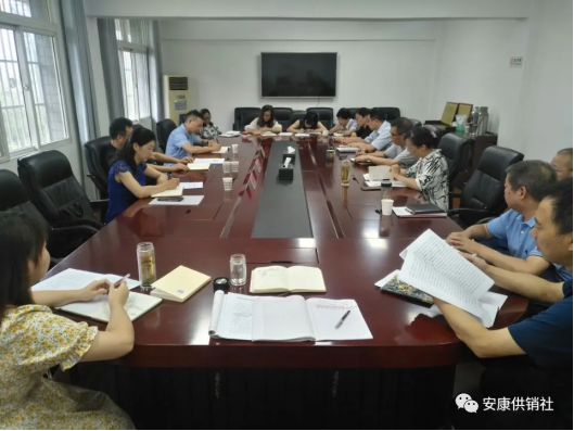 安康市供销社机关召开党史学习教育专题组织生活会