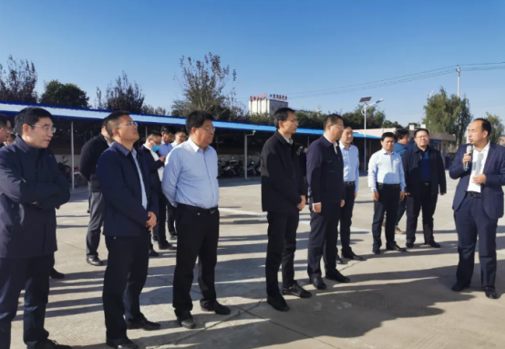 邳州市代市长王伟一行来扶风县科技工业园区考察对口协作帮扶工作