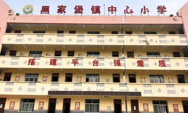 简篇-黑家堡镇中心小学防震应急疏散演练活动
